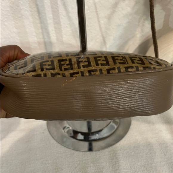 Fendi Tan and Brown Monogram Crossbody /shoulder Bag - Picture 8 of 17